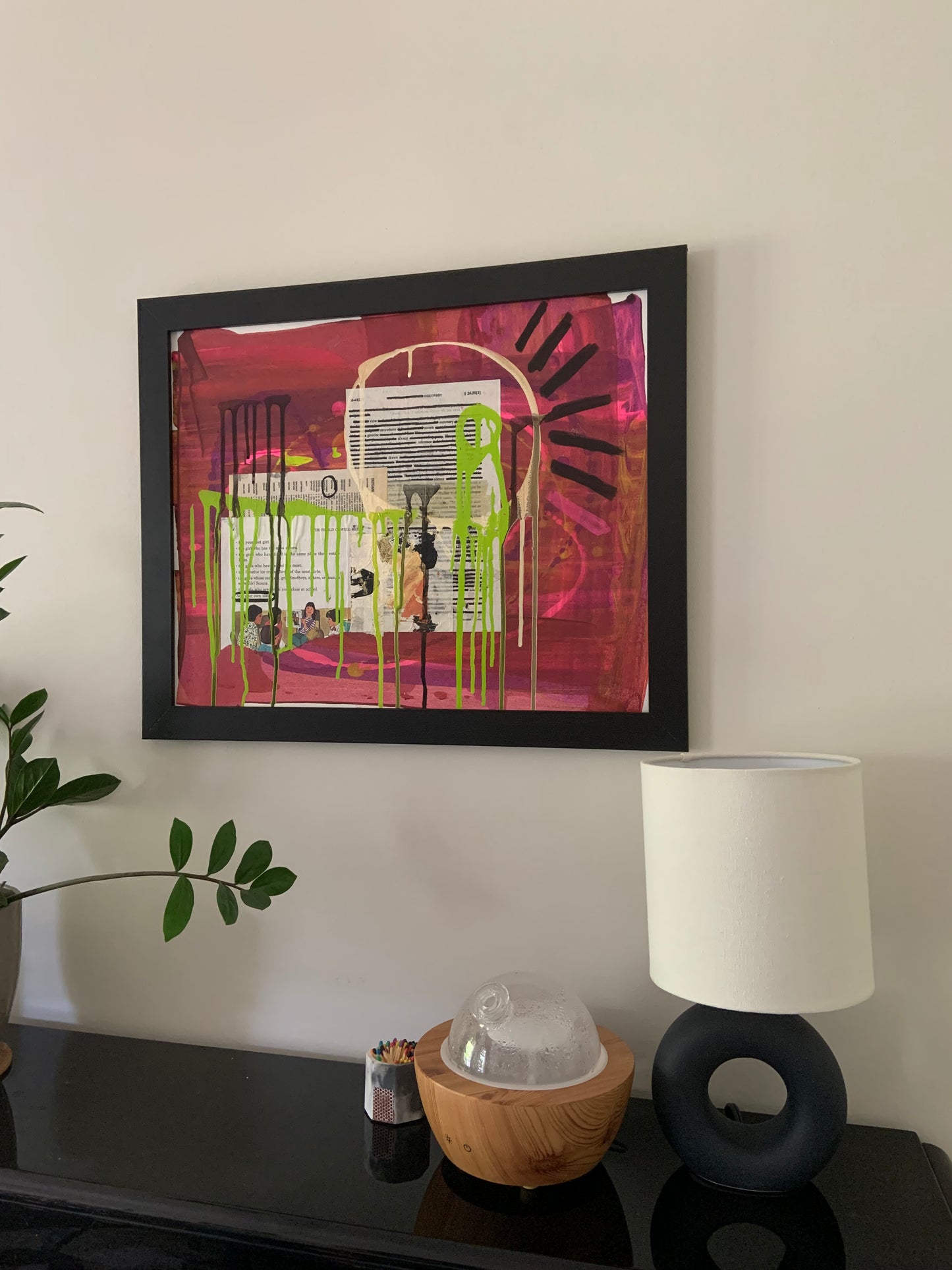 Deformer - 16x20" Original Mixed Media - Words Collection
