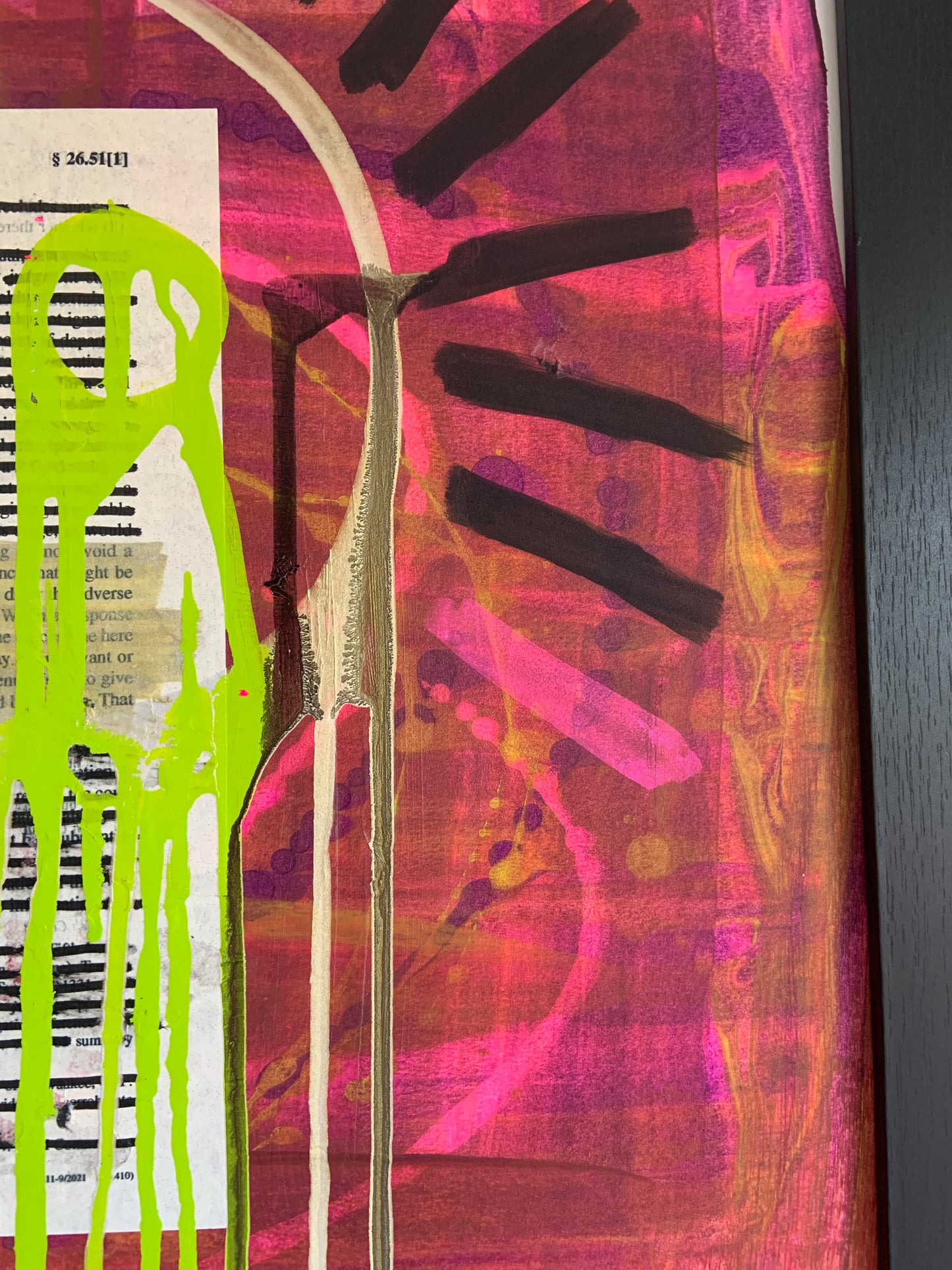 Deformer - 16x20" Original Mixed Media - Words Collection