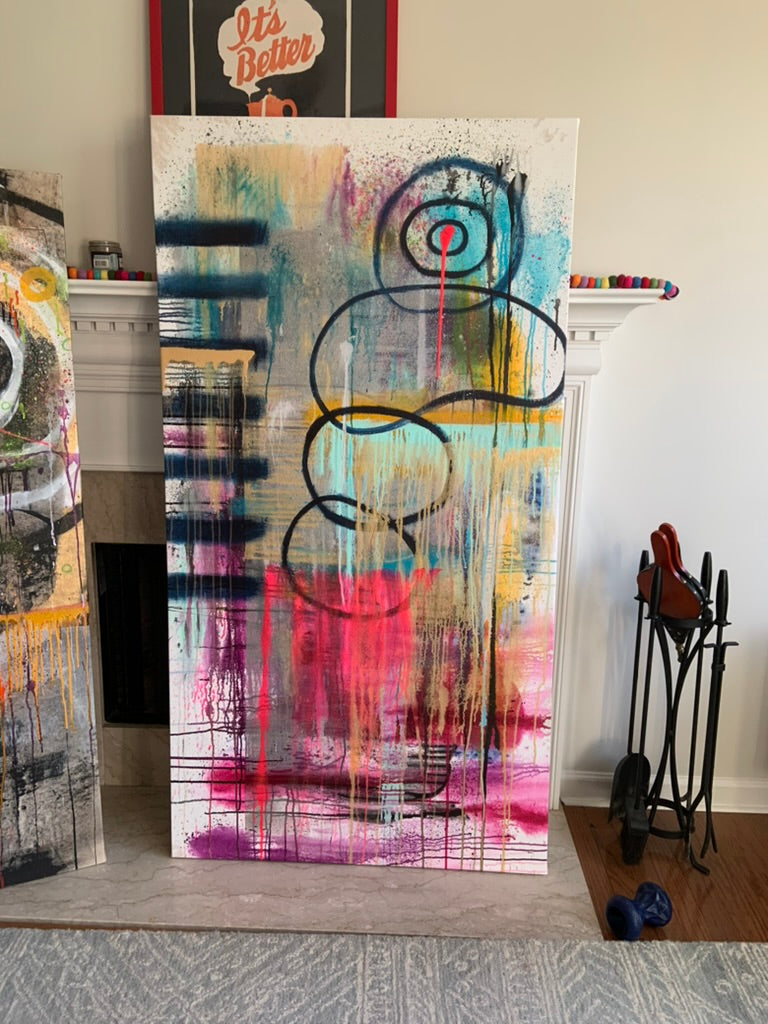 Candy - 64"x34" on Canvas